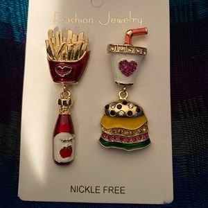 Fast food earrings!